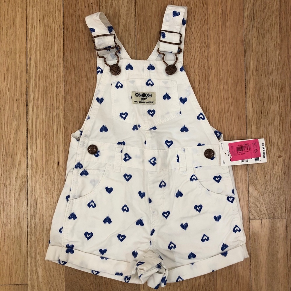 OshKosh kids overall shorts